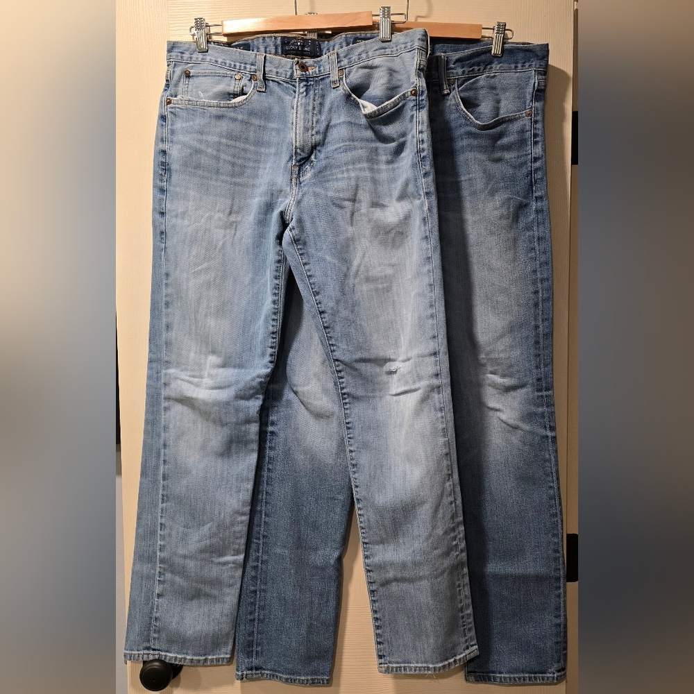 Lucky Brand Set Of 2 Mens  121 Heritage Slim Straight Jeans